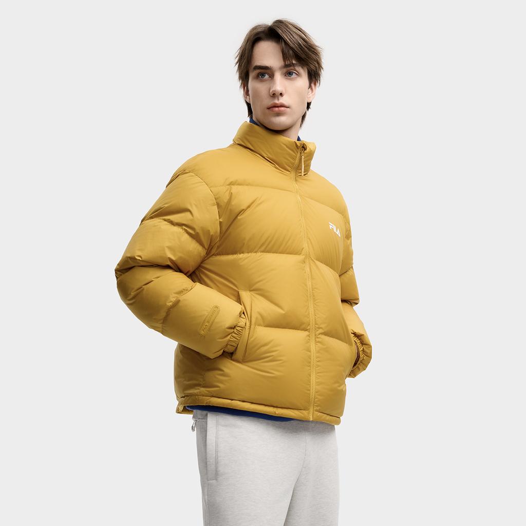 Fila Original Small Sun RGB Colorful Retro Fashion Simple Personality Trendy Casual Versatile Comfortable Warm Loose Down Jacket F11M549920FYE