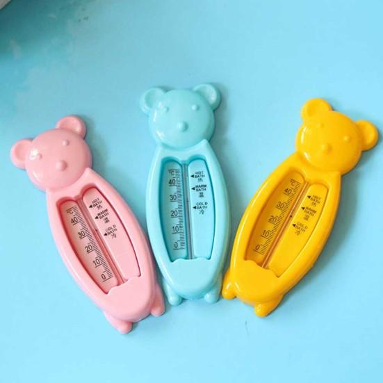 Cartoon Bear Shape Baby Shower Bath Water Thermometer Temperature Test Tool