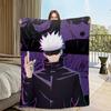 Comfort Warm Soft Plush Blanket Suitable for Sofa Living G-Gojo Room S-Satoru Office Bedroom Travel Anime Manga Flannel Gift