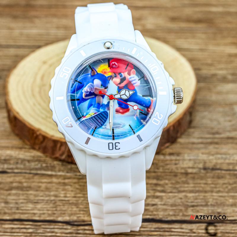 Children's Cartoon Silicone Quartz Watch - Fashion Student Holiday Gift