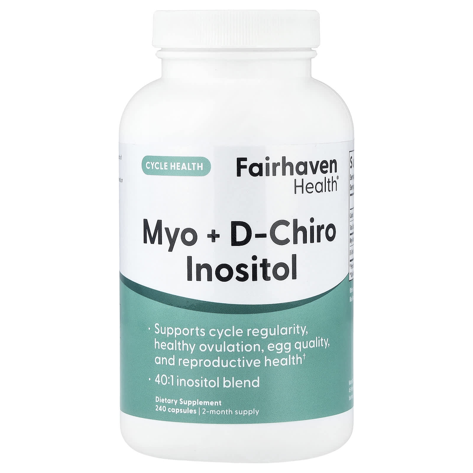 

Mio + D-Chiro-Inositol, 240 Capsules