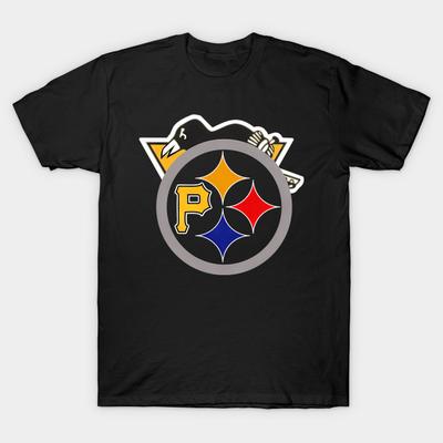 Men Black Print T-shirt Pittsburgh Sports Fan Design For All Pittsburgh Sports Fans - Josephhynesva #11 No-Cut Transfer Paper Print Cotton Tshirt