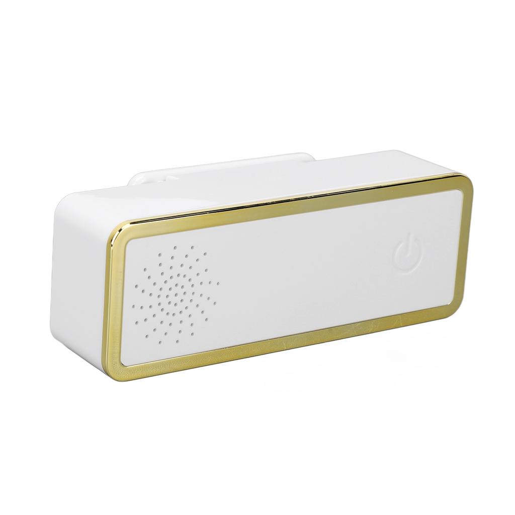 Air Ionizers Rechargeable Mini Portable Moisture Proof Odor Removal LED Air Cleaner for Closet Shoe Cabinet White