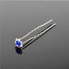 Alloy Diamond Studded Rose Hair Fork U-shaped Hairpin Brides Braided Hair Princess Diamond Studded Rose Headpiece Ladies Jewelry