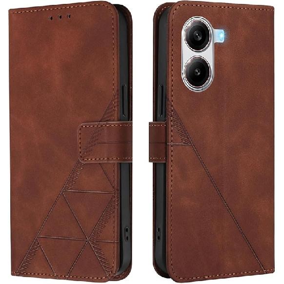 Flip Case for Poco X7 Pro 5G Faux Leather Wallet Holster with Cards Holder Kickstand Magnetic Closure Shockproof Folio Protect Cover for Xiaomi Poco