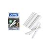 DOMS Non Toxic Dustless White Chalk Pack of 100 Soft Writing Classroom Board Chalk for School Office Teaching Use