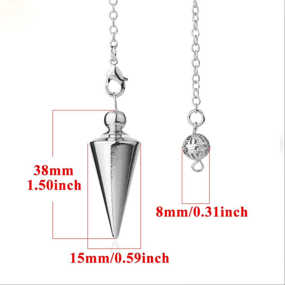 Metal Pendulum for Dowsing Divination Pendulos Spiral Small Cone Gold Color Copper Radiesthesia Pendulums Healing Pendule 2025
