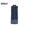 ONLY Women's Vintage Gradient Washed Sleeveless Denim Mini Dress