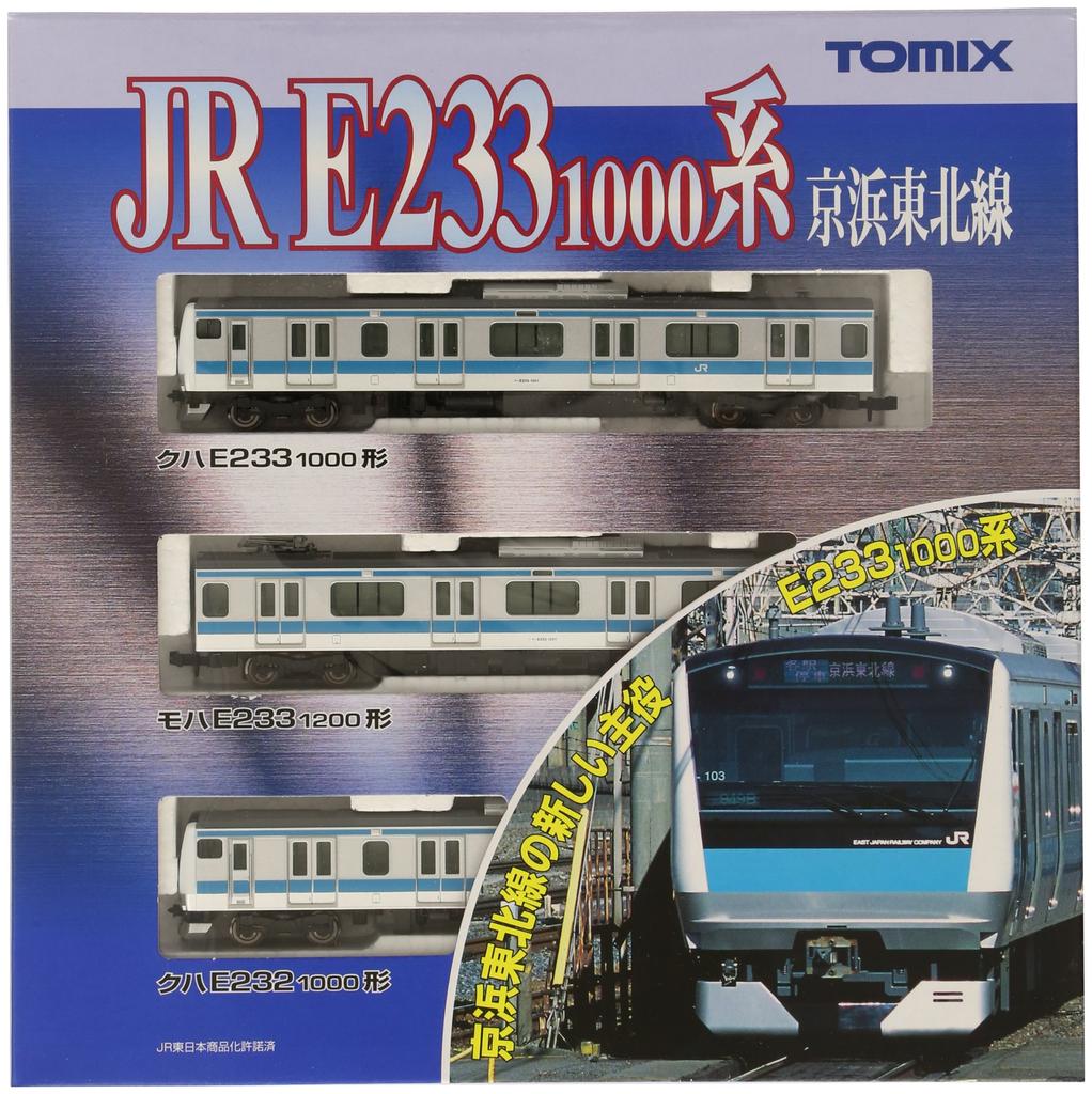 TOMIX N Gauge Series Line Basic Set 92348 Model Train E233-1000 Keihin-Tohoku 3-Car
