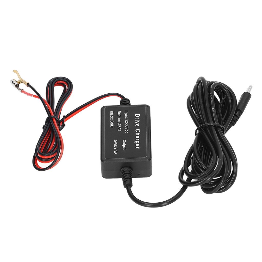 Dash Cam Hardwire Kit High Security 24h Surveillance for Mirror Cam GPS Navigator Radar Detector