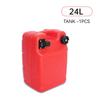 12L Marine Outboard Fuel Tank Oil Box Portable Boat Yacht Engine With Connector Red Plastic Anti-static Corrosion-resistant