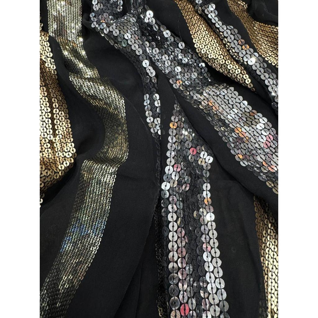 Presenting You Most Beautiful Seqwance Saree Collection, Blouse (Need To Be Stitched As Per Size And Fit)