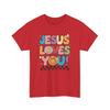Jesus Saves T-Shirt | Christian Gospel Tee | Religious Cross Shirt