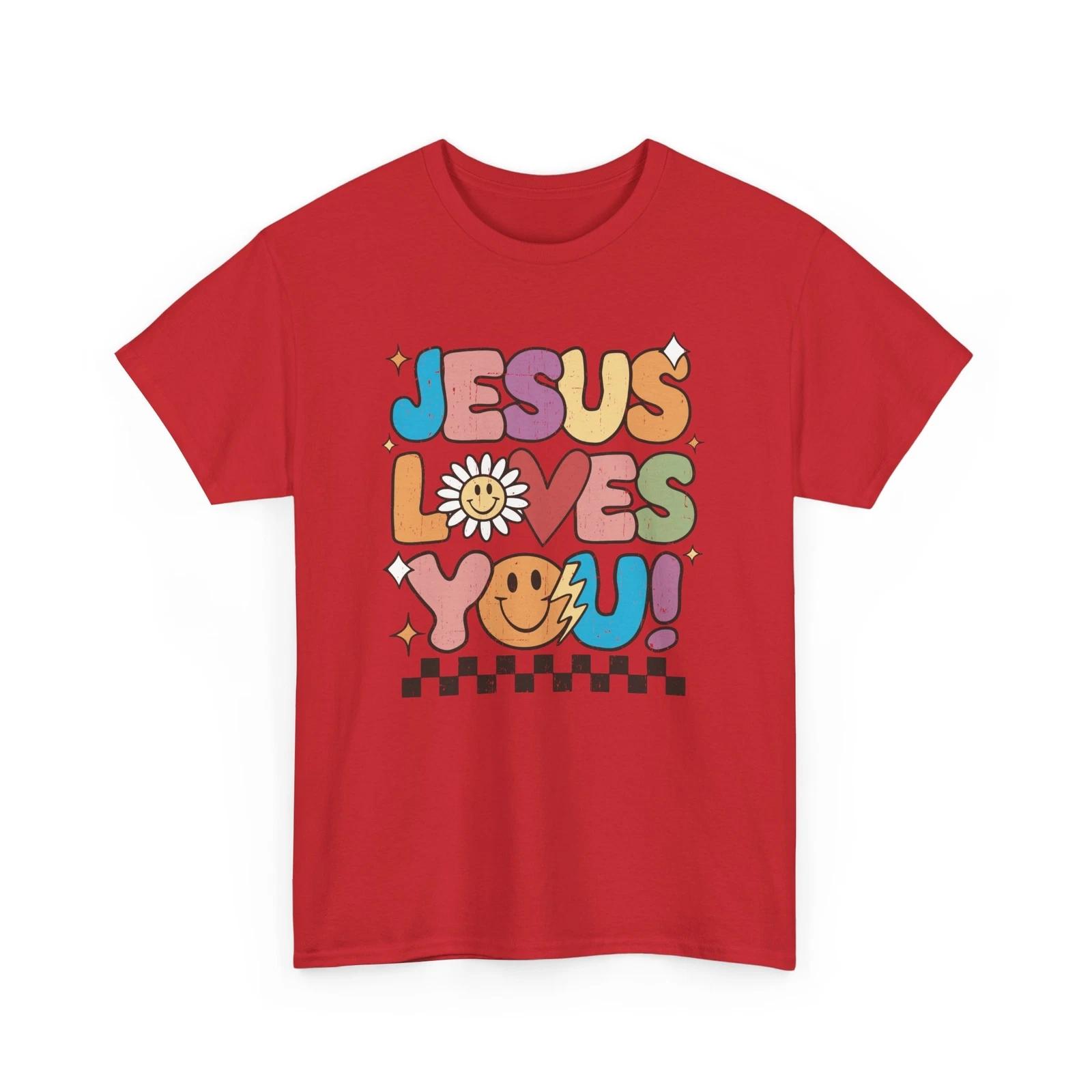 Jesus Saves T-Shirt | Christian Gospel Tee | Religious Cross Shirt M