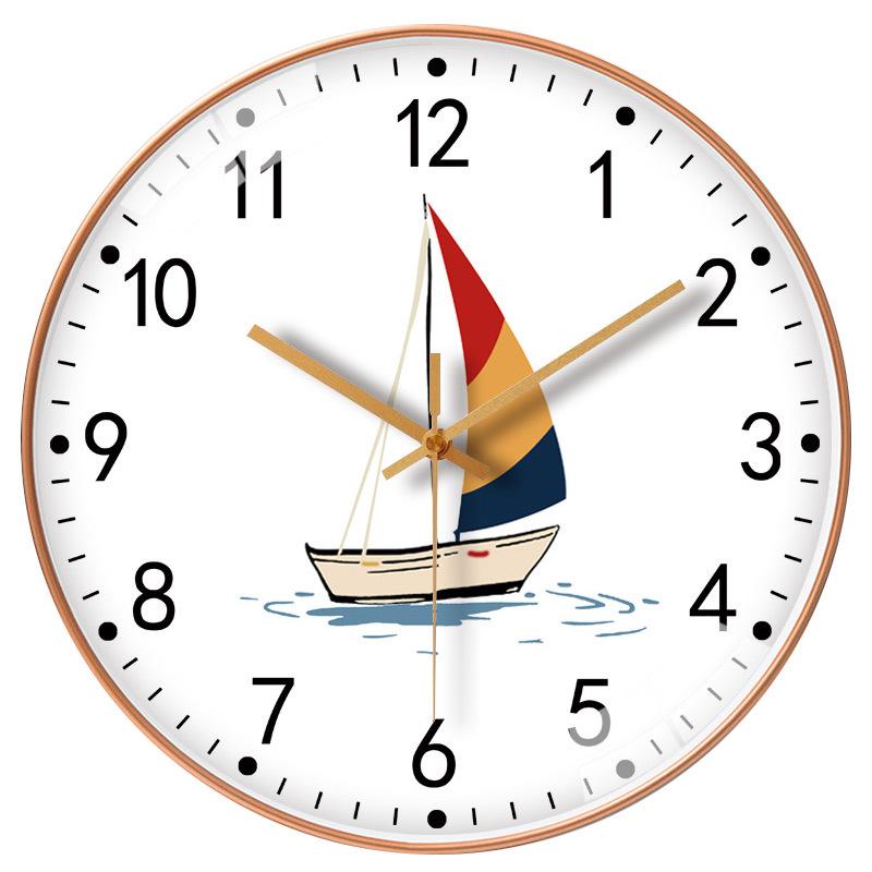 10-inch 25cm Creative Love Bird Living Room Wall Clock Simple Wall Quartz Clock Internet Celebrity Silent Clock Watch