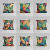 Luxury Home Decor Cushion Cover Office Sofa Cushion Cover Tropical Plant Cartoon Painting Pattern Printed Pillow Cover