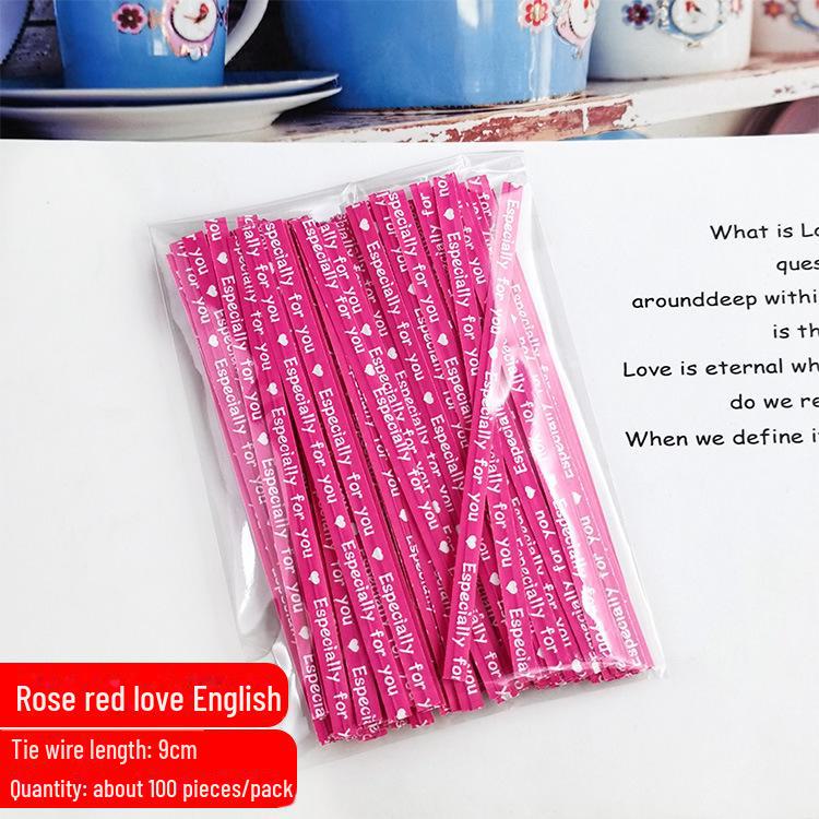 Multicolor Lollipop Tie Wire for Sealing Biscuit and Pastry Bags