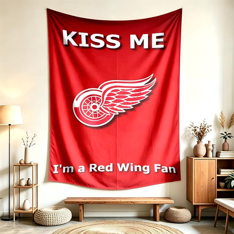 Detroit Red Wings (1) Tapestry Suitable For Decorating Homes Dorms And Bedrooms Soft To The Touch And A Perfect Gift For Friends And Family