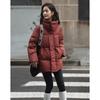 Demana Damen Vielseitige Winterjacke mit Stehkragen und 90% Entendaunen