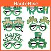 Fun Shamrock And Hat Themed Plastic Glasses Ideal For Kids St. Patrick's Day Celebrations