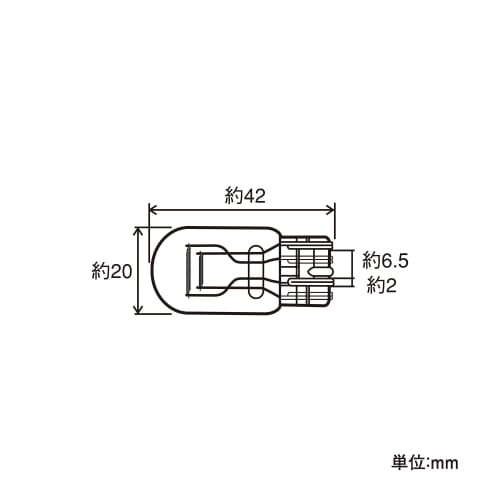 PIAA Stop/Cornering/Tail/Position Halogen Bulb T20 Double (W3x16q) Clear 2 Pieces 12V 21/5W HR11