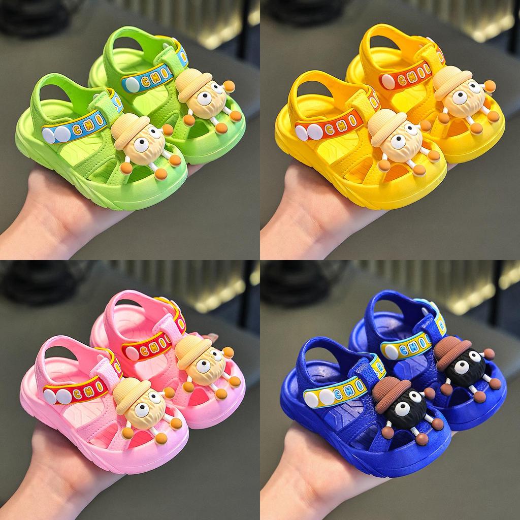 Cartoon Playground Kids Sandals With Nonslip Sole For Summer Play And Water Fun