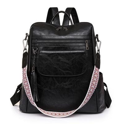 Jarný batoh pre ženy Veľkokapacitný Retro Dvojúčelový Jednoramenný Crossbody taška Business batoh