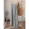 Empfehlung: Japanische gestreifte Leinen-Hose für Damen – Neuer Stil, lässig, weit geschnitten und vielseitig.