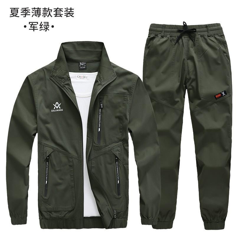 Thin Cotton Worksuit Suit Men s Auto Repair Welding Anti-scalding Long-sleeved Wear-resistant Camouflage Labor Protection 170 Suggestion 110-120 kg