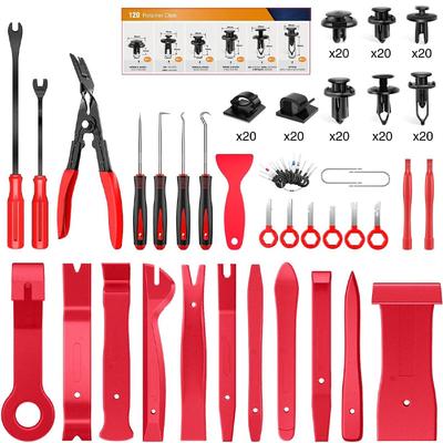 40/102/200 Stück Auto Innenraum Demontage-Kit Auto Kunststoffverkleidung Entfernungswerkzeug Auto Clips Abzieher Panelwerkzeuge Für Auto Verkleidung Abzieher Set
