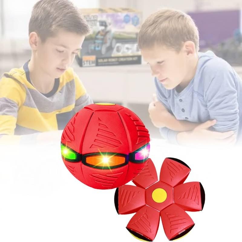 Colorful Glow In The Dark Flying Saucer Bouncy Ball For Indoor Outdoor Fun Toys