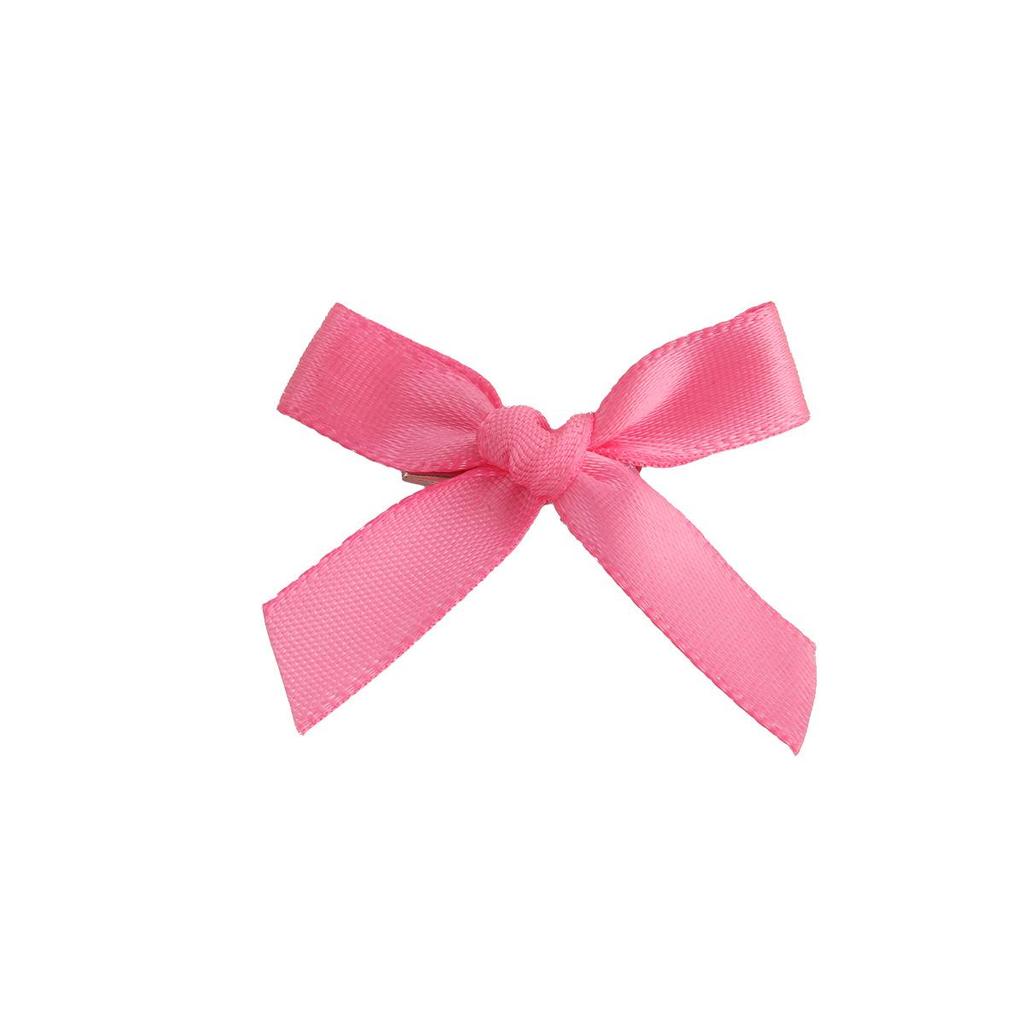 Ballet Style 4cm Bow Duckbill Hair Clip - Sweet Ribbon Hair Accessory