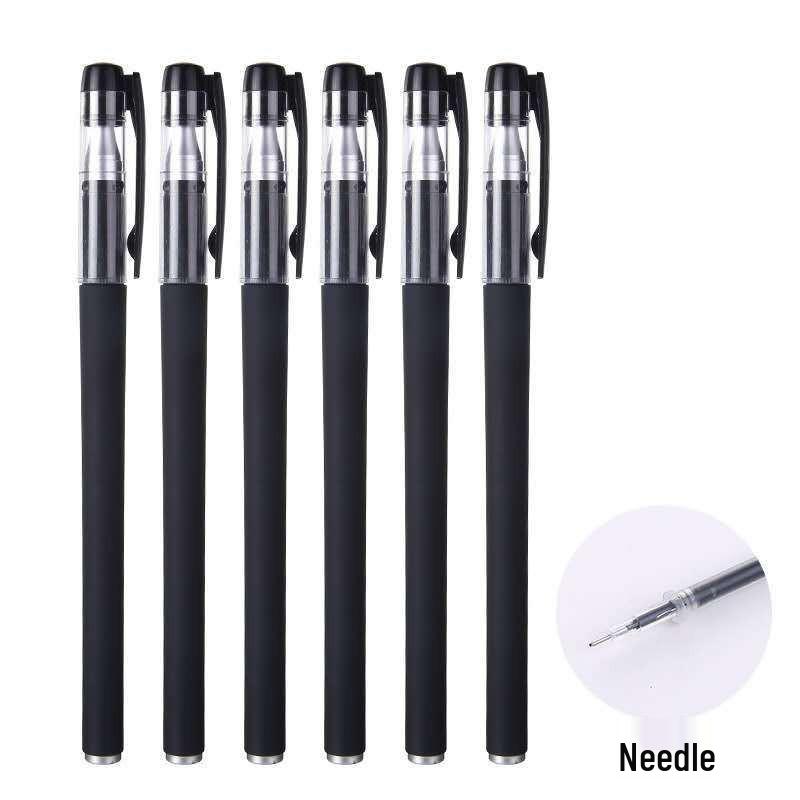 Student Exam 0.5mm Black Signature Pen - High-Precision Neutral Bullet Tip Black Pen [380 Matte Single]