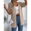Spring Summer Knitted Cardigan 2026 Casual Solid Color Hollow Out Sun Proof Tops for Women Khaki Black Pink Valentine's Day