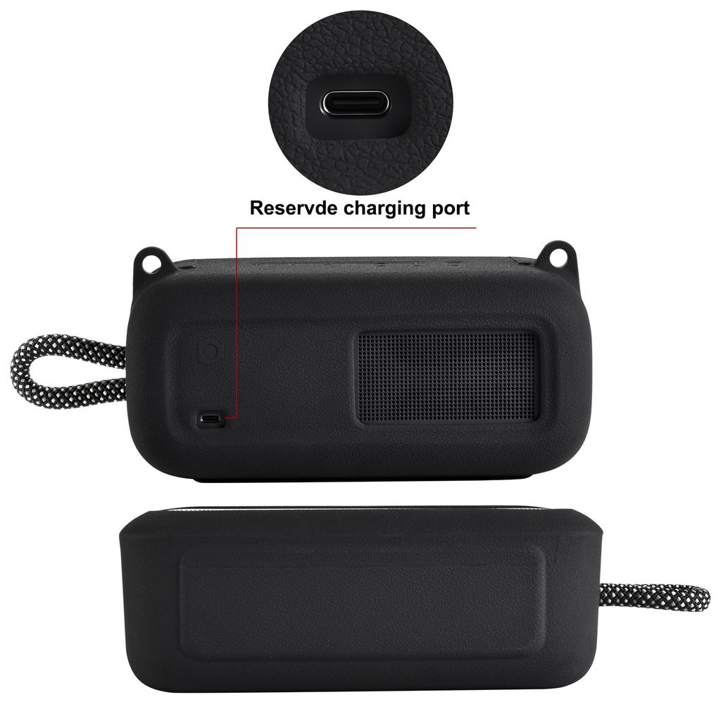 Silicone Cover Case Shockproof Protective Travel Case for Bose SoundLink Plus Speaker Accessories with Shoulder Strap