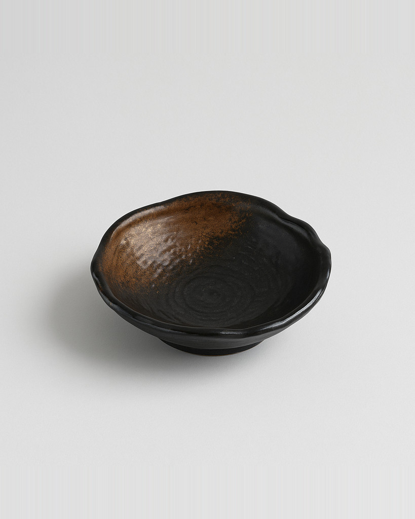 Japanese and Korean Ceramic Bowl Irregular Fruit Salad Bowl Home Large Shaped Ramen Bowl Serving Sashimi Tableware