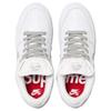 Supreme X Nike Dunk Low SB White Metallic Silver Unisex Sneakers HQ8487-100