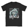 Men Women Hatsunes Mikus Anime  T Shirts  Cotton Tops Funny Short Sleeve O Neck Tees 4XL 5XL 6XL T-Shirts