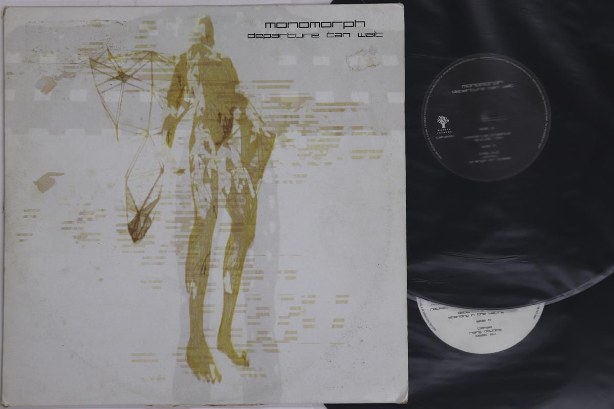 LP Record MONOMORPH  Departure Can Wait NAT2120 NATURE 2000 Italy Dance  Electronica Used