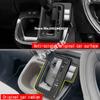 RHD For Toyota sienta 10 seris   ABS carbonfiber Gas Hybrid center conlose Gear Shift Panel Cover interior Accessories