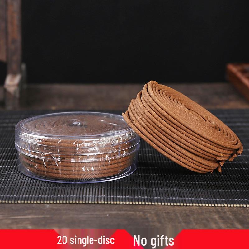 Sandalwood & Agarwood Coil Incense: 4-Hour Indoor Air Purification, Toilet Deodorizing, Mugwort Mosquito Repellent, Osmanthus Aroma