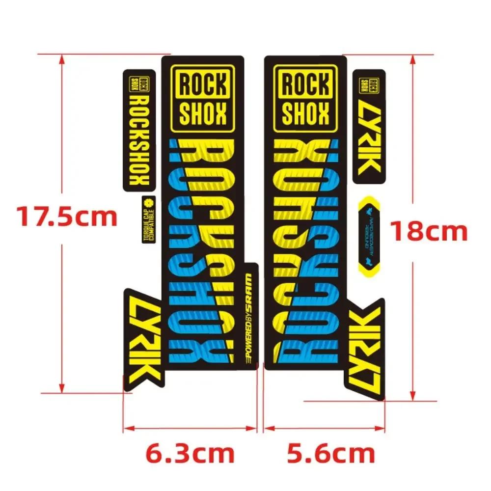 Nieuwe PVC Voorvork Sticker 8 Kleuren Krasbestendig Fiets Plakker Beschermer Waterdichte Fietshoes MTB