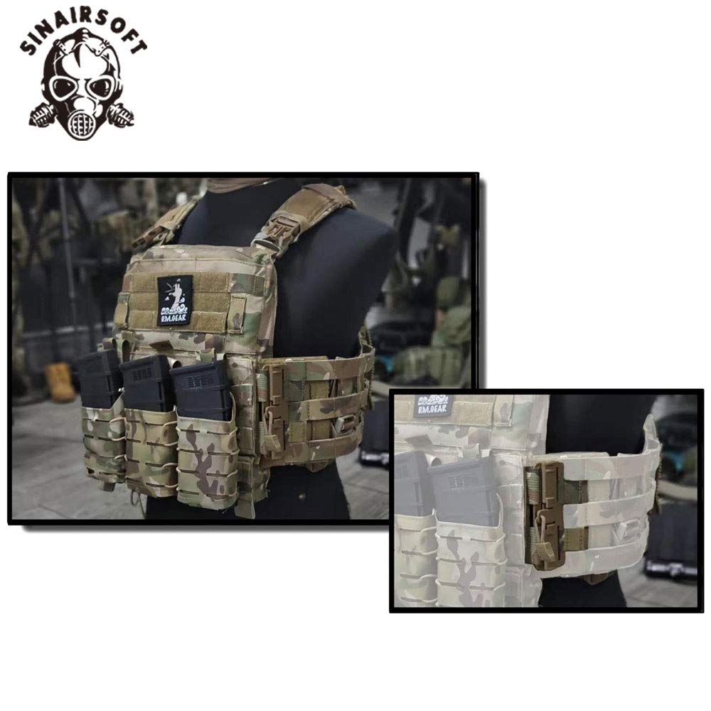 [SINAIRSOFT] Tactical MOLLE Single Point Quick Release Buckle for JPC CPC NCP XPC 420 Vests, Black