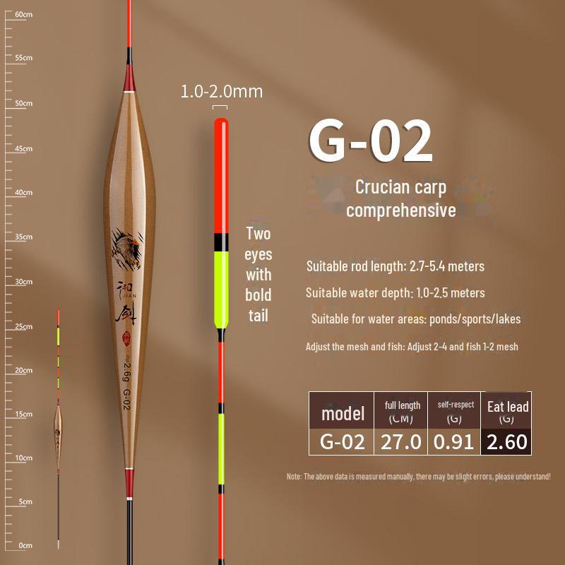 

Высокочувствительный нано-поплавок для смелой, привлекающей внимание конкурентной рыбалки в дикой природе в черных ямах, поплавок для ловли карася. Идеально подходит для ловли белого и толстолобика. Xiangjian No.2