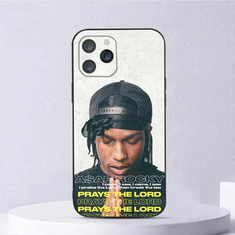Rapper ASAP Rocky Handyhülle Für IPhone 16 15 14 13 12 11 Pro Max X XR XS 7 8 Plus Mini SE 2020 2022 Handyhülle