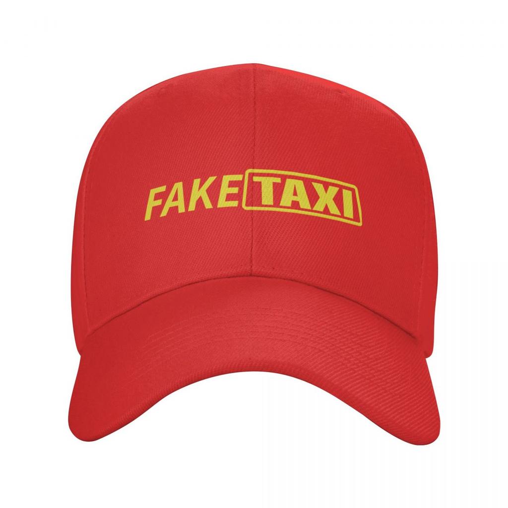 Klassisk Fake Taxi Baseball Keps för unisex kvinnor Personlig justerbar Vuxen Dad Hat Sommar Vår Snapback Kepsar Trucker Hattar