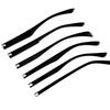 1Pair Eyeglasses Temple Arm Double Tooth Flat Teeth Tr90 Eyeglasses Replacement Anti-Slip Leg Glasses Repair Accessories