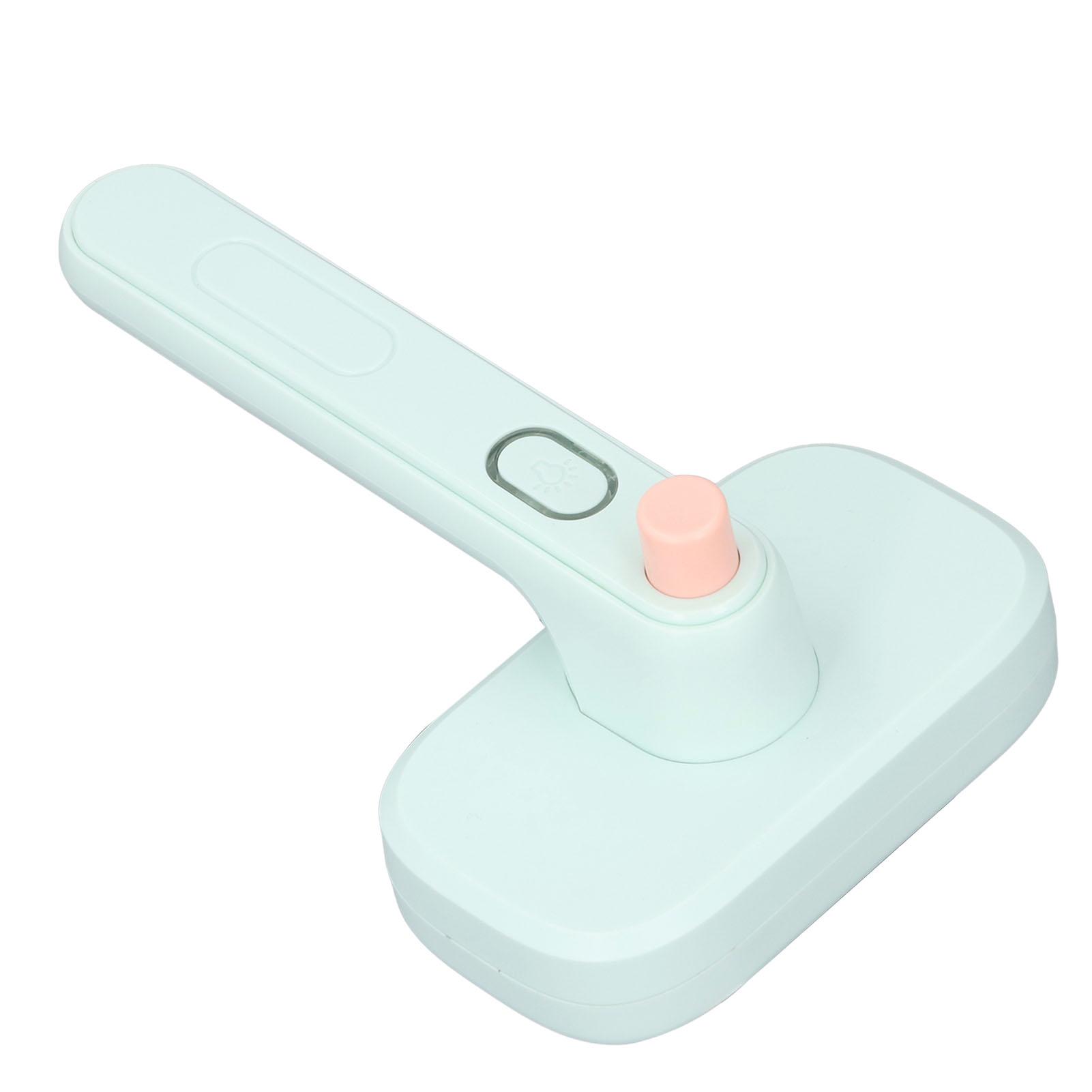 

Щетка для линьки питомцев самоочищающаяся ионная гребенка с массажным эффектом для ухода за шерстью зелёный