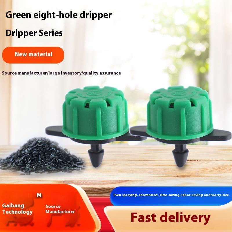 

20Pcs Superb Quality 360 Degree Adjustable Drip 8 Holes Drippe Irrigation Sprinkler 20pcs