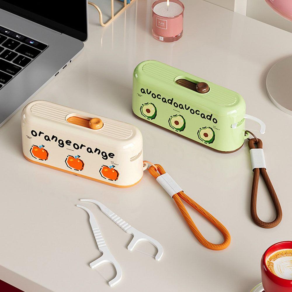 New Automatic Ejectable Floss Dispenser with 10 Floss Oral Care Floss Organiser Dental Floss Box